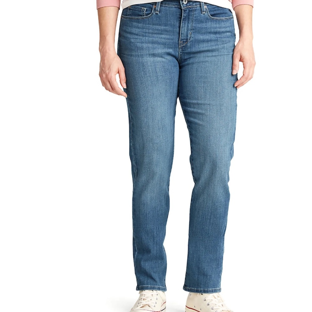 Levi's Simply Stretch Blue Mid Rise Slim Jeans 27x30